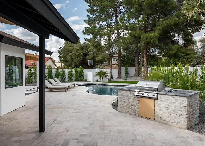 The Myah By Porter Designer Wheated Pool Fire Pit Ev Charger Phoenix